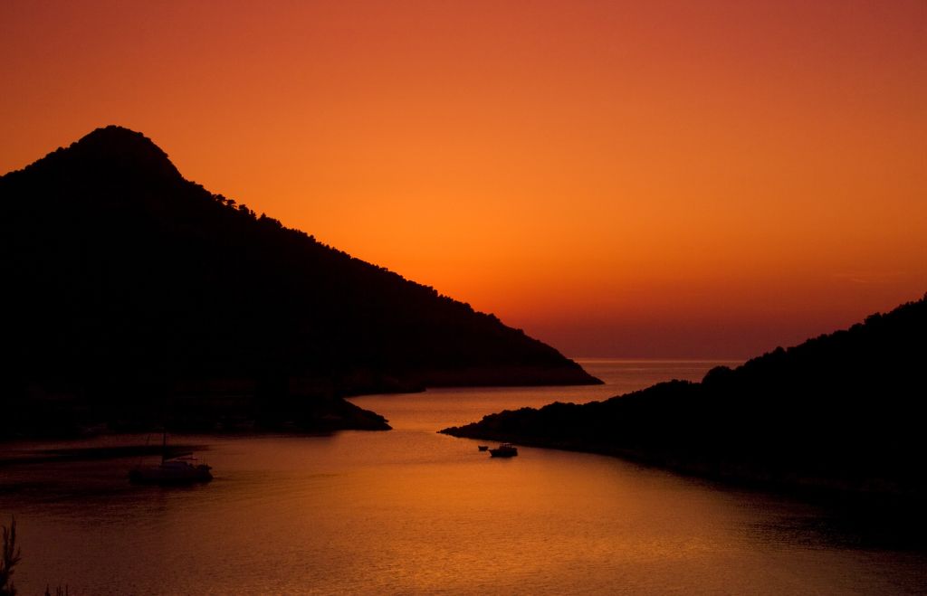 Sunset On Lastovo Island