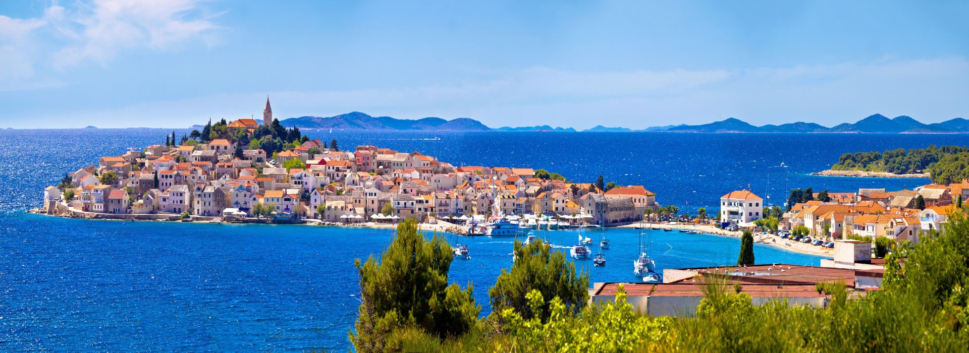 Town Of Primošten Panoramic View Town Of Primošten Panoramic View