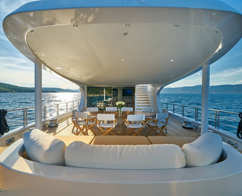 ACAPELLA Aft deck