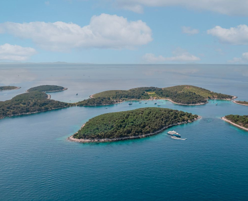 national parks by yacht in croatia