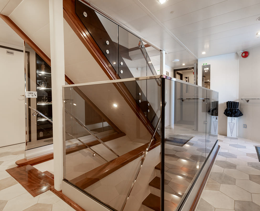 YOLO Staircase - Main deck YOLO Staircase - Main deck